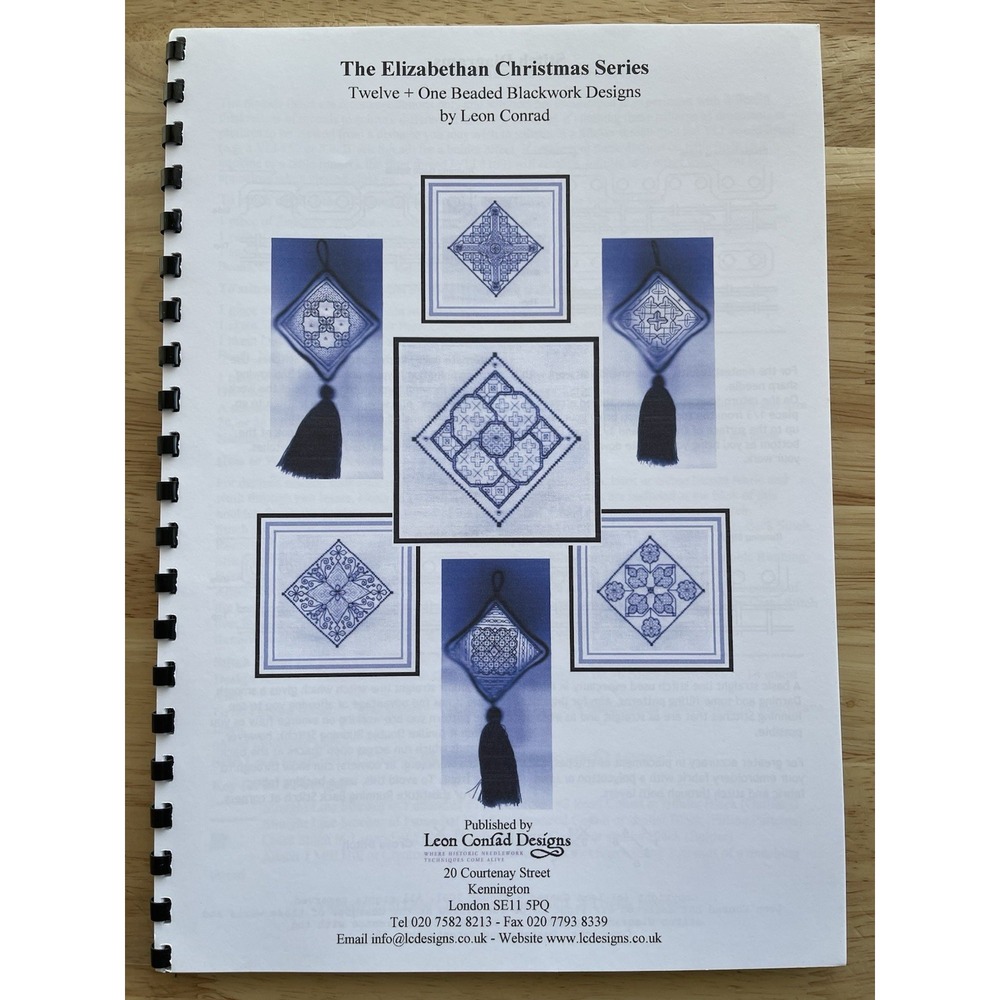 The Elizabethan Christmas Series ~ Twelve One Beaded Blackwork‎ Designs